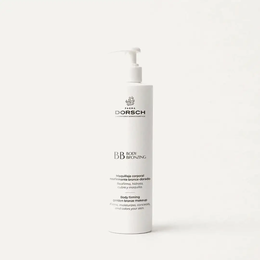 Maquillaje corporal BB Body Bronzing de Farma Dorsch.
