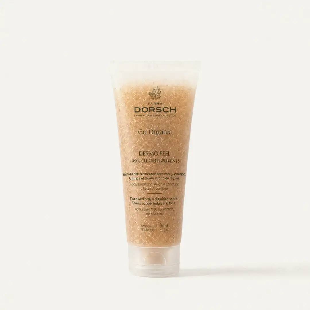 Exfoliante Dermo Peel Go Organic de Farma Dorsch.