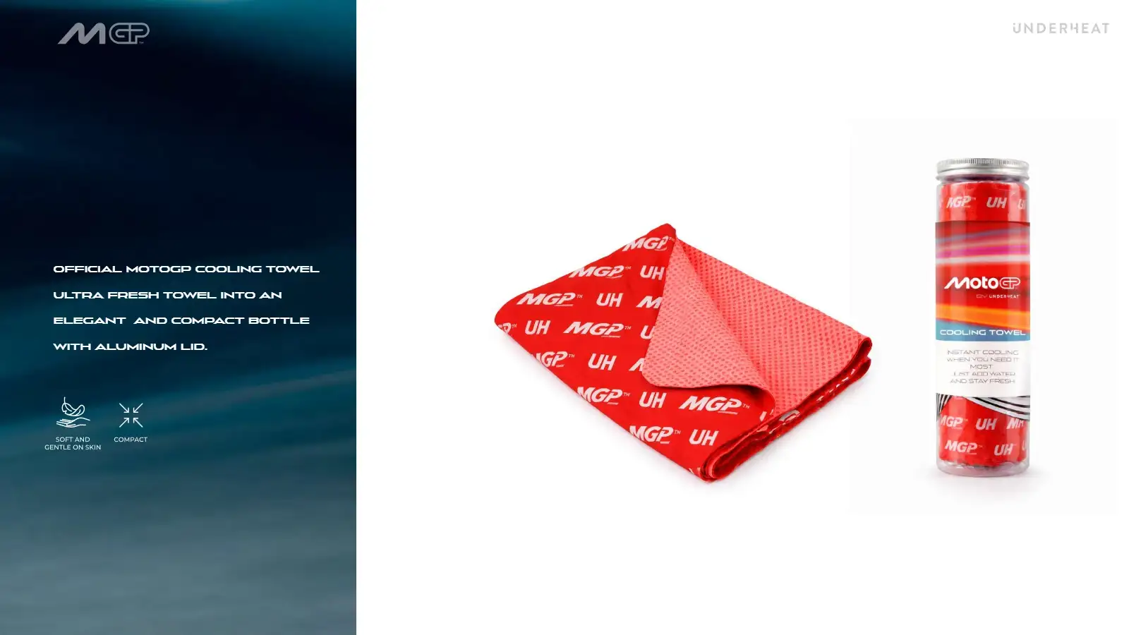 Propuesta: toalla refrigerante MotoGP by Underheat.