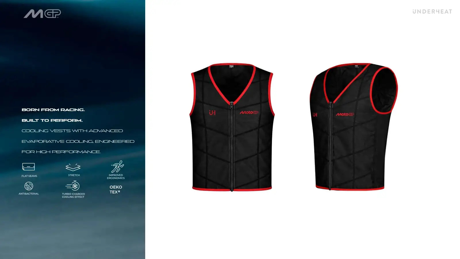 Propuesta: chaleco refrigerante MotoGP by Underheat.